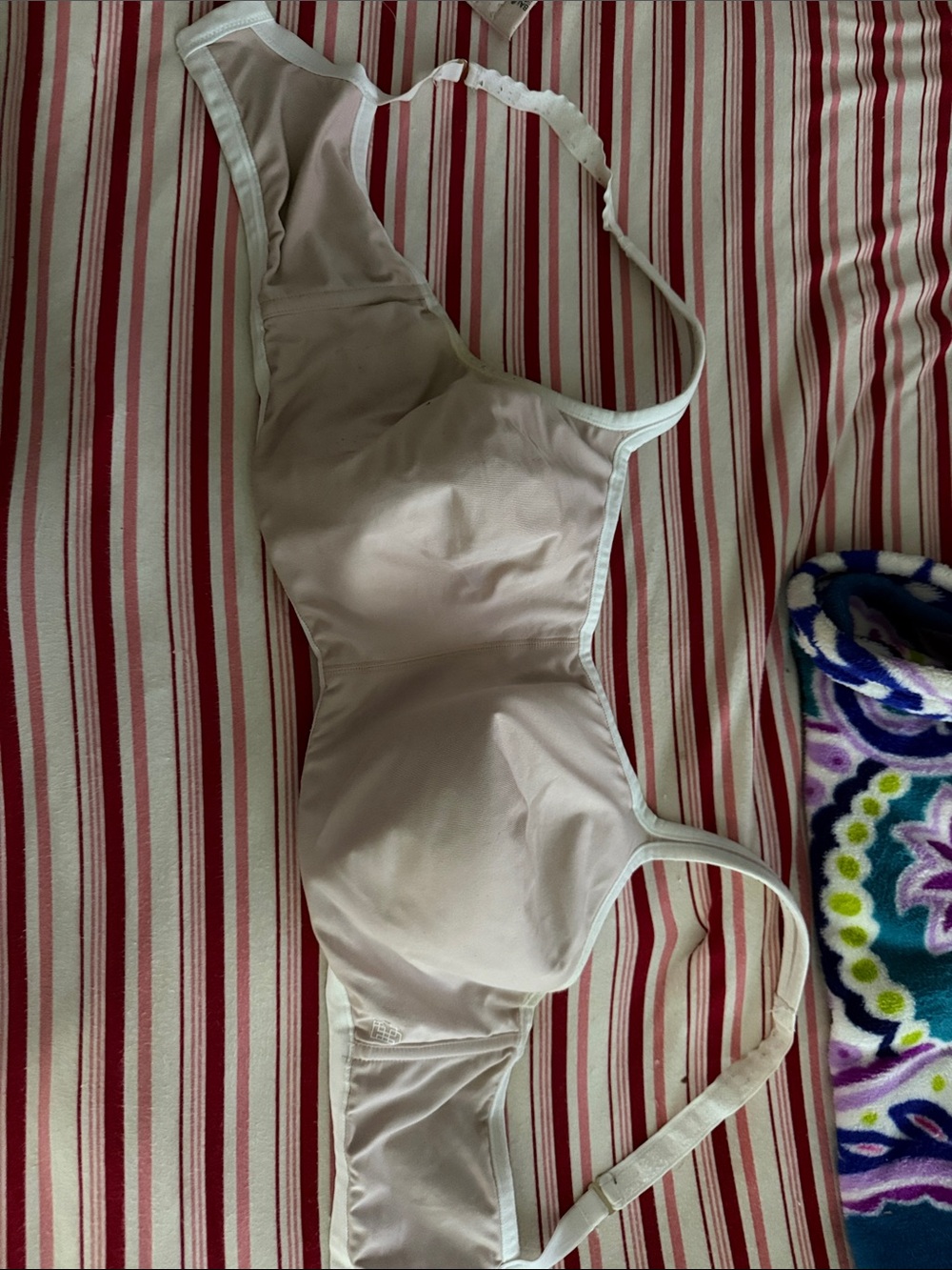 Natori Light Beige/Off-White Wireless Smoothing Bra
